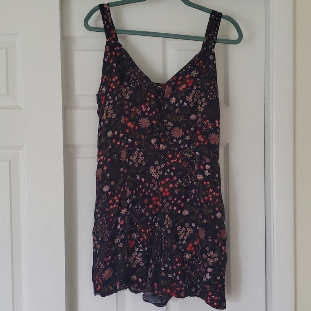 Dark Navy Blue Romper